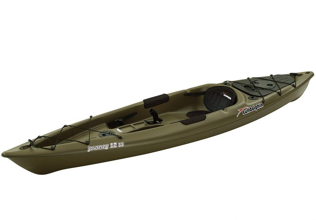 Sun Dolphin Journey 12-Foot Sit-on-top Fishing Kayak